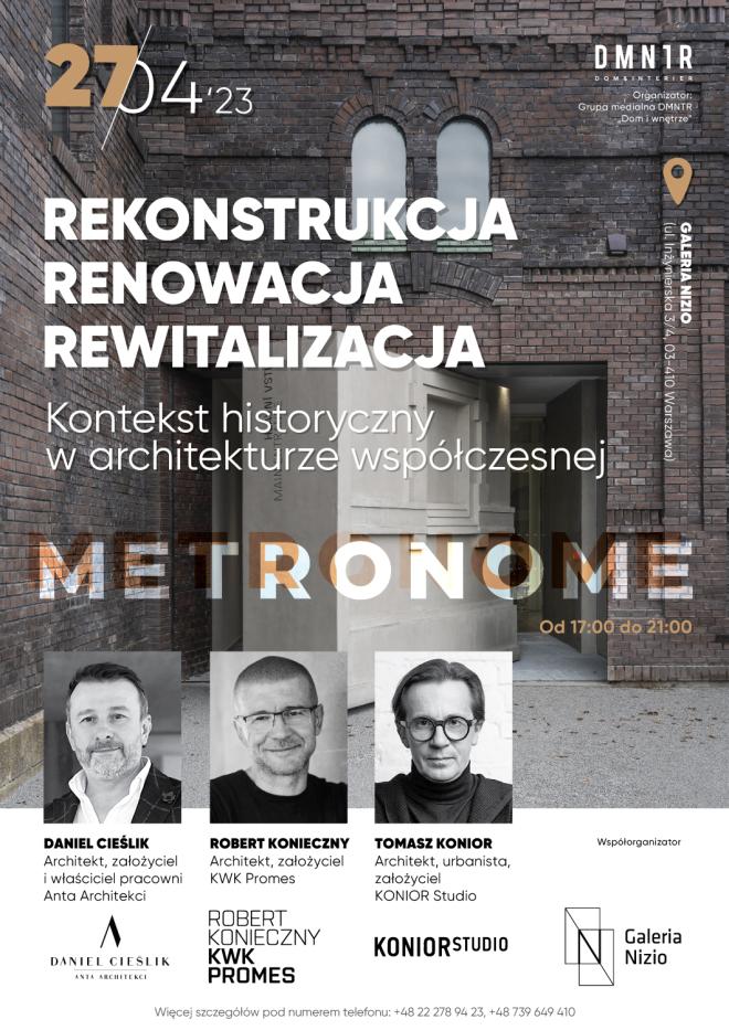 Rekonstrukcja, Renowacja, Rewitalizacja. Kontekst historyczny w architekturze współczesnej" w Warszawie