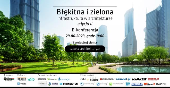 Błękitna i zielona infrastruktura w architekturze, II edycja