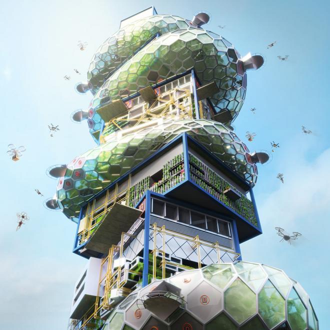 Wieżowiec przyszłości od Noiz Architects