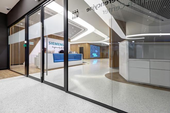 Nowa siedziba firmy Siemens z posadzkami od Flowcrete