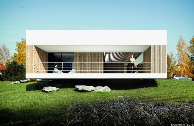 Mus Architects, bryła domu, projekt domu, pomysł na dom