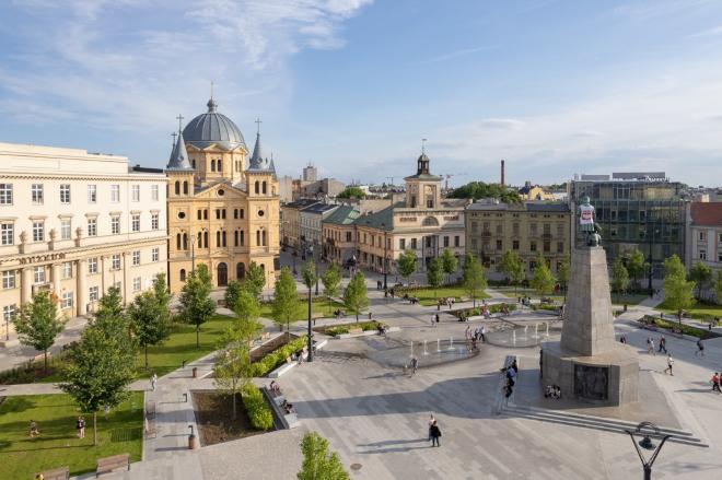 PLac Wolności w Łodzi