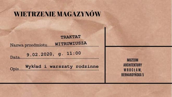 Wietrzenie Magazynów, Witruwiusz