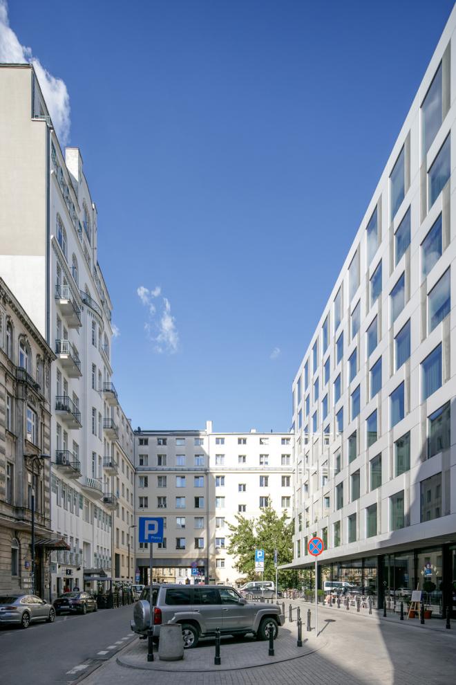 Hotel Puro w Warszawie projektu JEMS Architekci