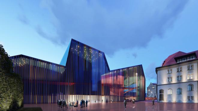 Projekt Teatru Muzycznego w Poznaniu od Loegler Architekci
