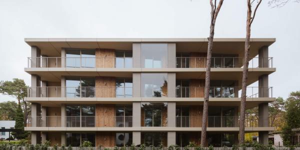 Apartamentowiec w Juracie u zbiegu ulic Świętopełka i Ratibora