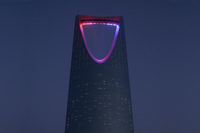 Iluminowane wieżowce, lighting philips