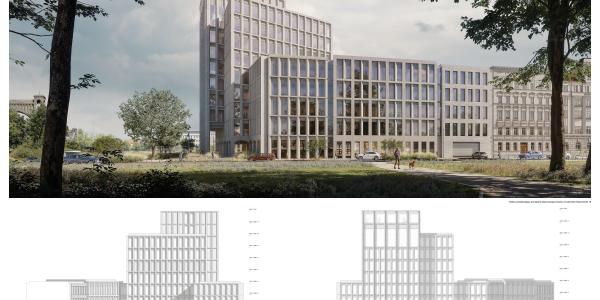 wyniki konkursu na siedzibę Urzędu Marszałkowskiego Województwa Dolnośląskiego - HRA Architekci