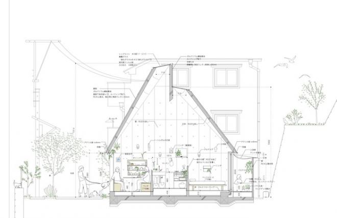 Takeshi Hosaka, mały dom, projekt domu, projekt małego domu