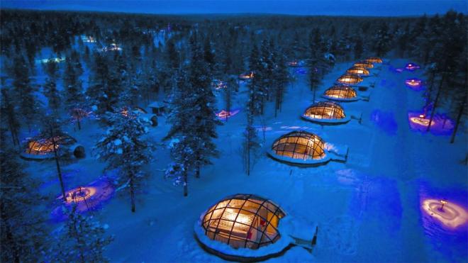 Hotel Kakslauttanen, Laponia, Finlandia