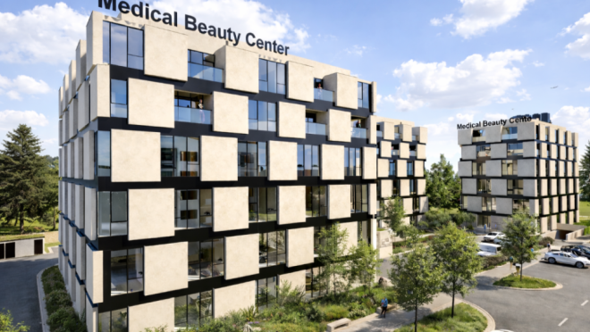 Zespół trzeb budynków mixed-use z przewagą usług medycznych w Bydgoszczy