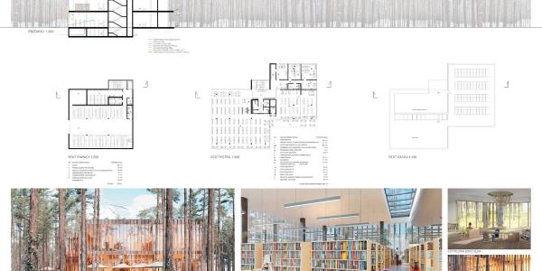 Wyniki konkursu architektonicznego na bibliotekę i przedszkole w Józefowie