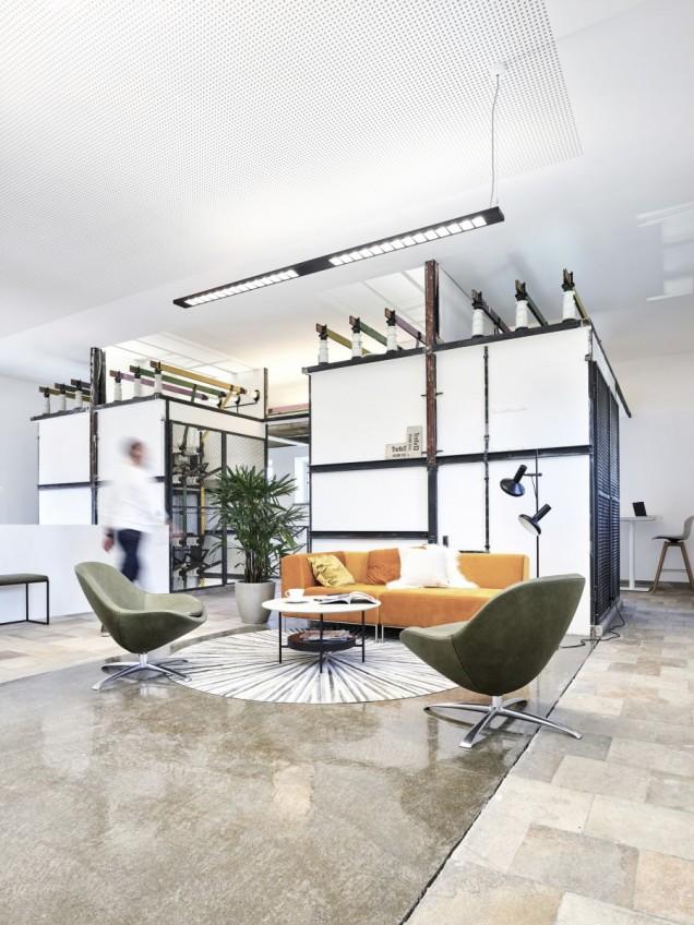 Duński design w biurze KERN Innovations w Monachium 