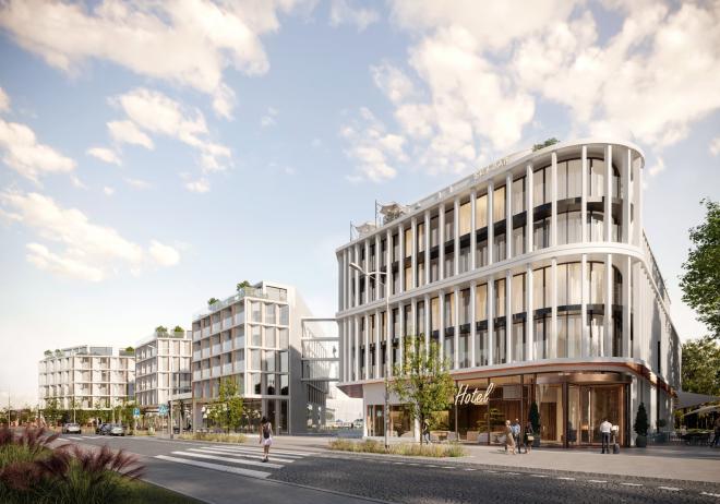 Projekt kompleksu hotelowego w Gdyni
