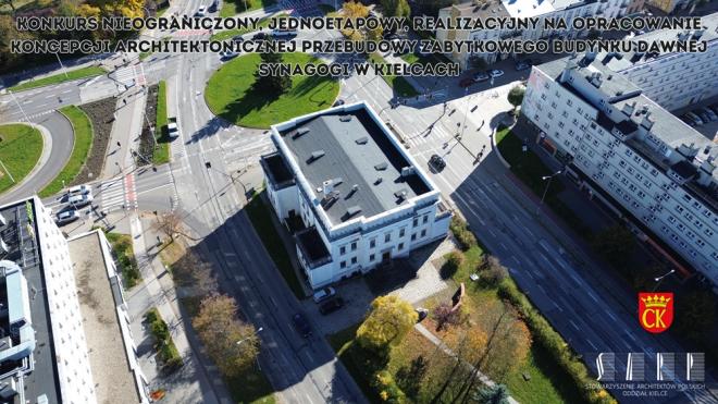 Konkurs na projekt przebudowy zabytkowego budynku dawnej synagogi w Kielcach