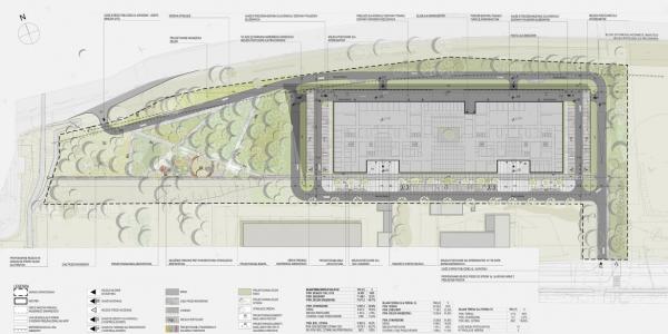 Projekt gmachu prokuratury w Katowicach 
