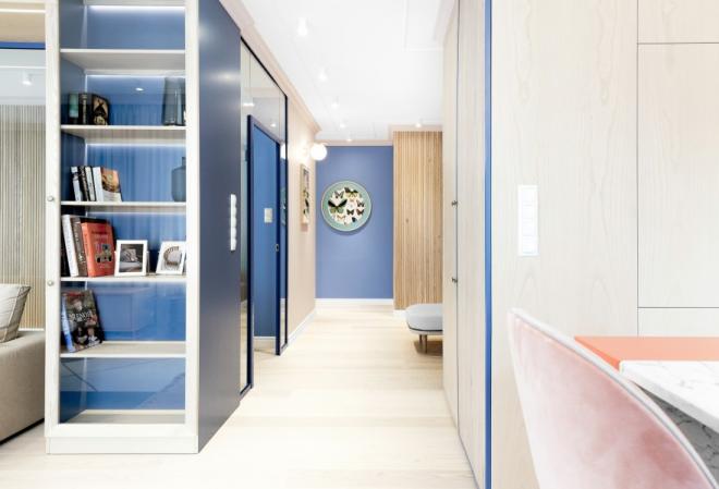 Sikora Wnętrza, Jan Sikora, pastelowe wnętrze, projekt mieszkania