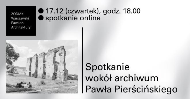 Spotkanie wokół archiwum Pawła Pierścińskiego