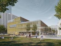 Dom Kultury na Twardej w budowie