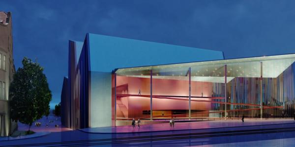 Projekt Teatru Muzycznego w Poznaniu od Loegler Architekci