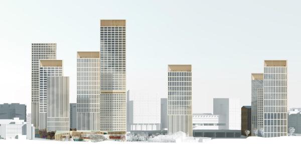 Lahdelma & Mahlamäki, osiedle z wieżowców, projekt architektoniczny