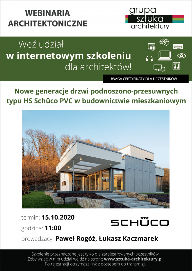 Webinarium dla architektów firmy Schuco