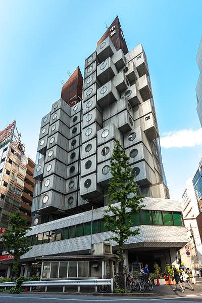 Nakagin Capsule Tower od Kisho Kurokawy