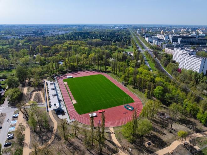 Stadion Skry po remoncie