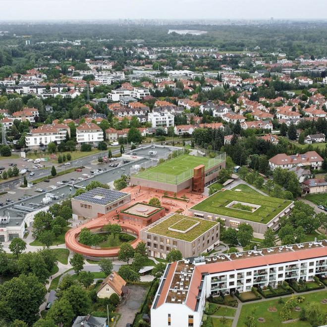 Szkoła przy ul. Łokciowej w Dzielnicy Wilanów m.st. Warszawy
