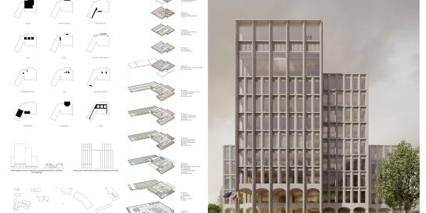 wyniki konkursu na siedzibę Urzędu Marszałkowskiego Województwa Dolnośląskiego - HRA Architekci