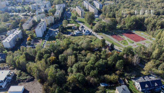 konkurs na projekt kompleksu wielorodzinnych budynków mieszkalnych przy ul. Piaskowej w Gliwicach