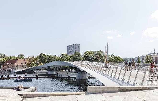 Wilkinson Eyre, Lille Langebro, przestrzeń publiczna, projekt mostu