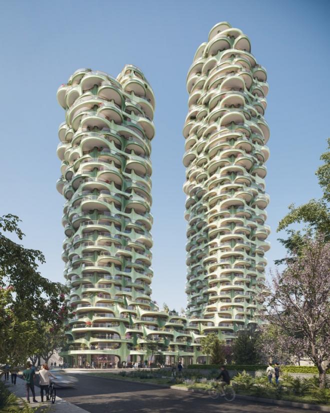 Projekt wież mieszkalnych 1700 Alberni w Vancouver