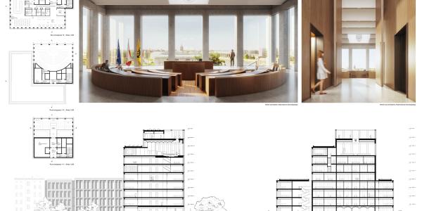 wyniki konkursu na siedzibę Urzędu Marszałkowskiego Województwa Dolnośląskiego - HRA Architekci