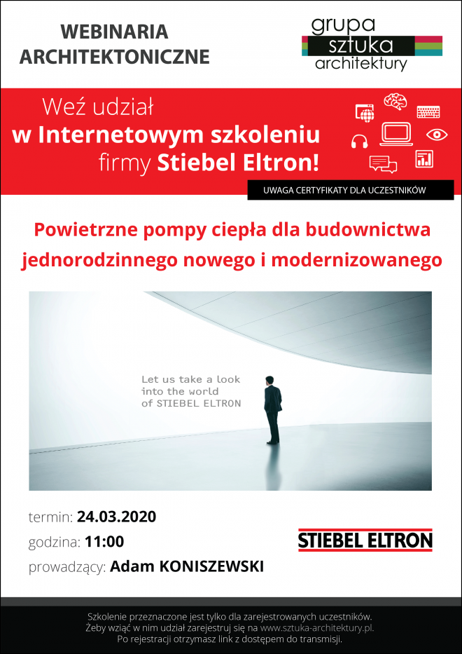 Webinarium dla architektów firmy Stiebel Eltron
