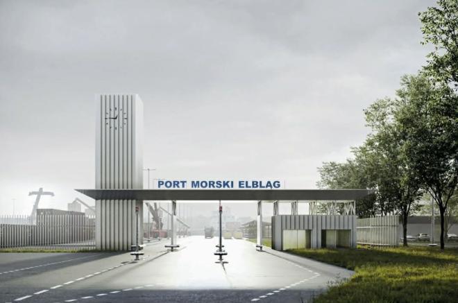 Rozbudowa Portu Elbląg - projekt