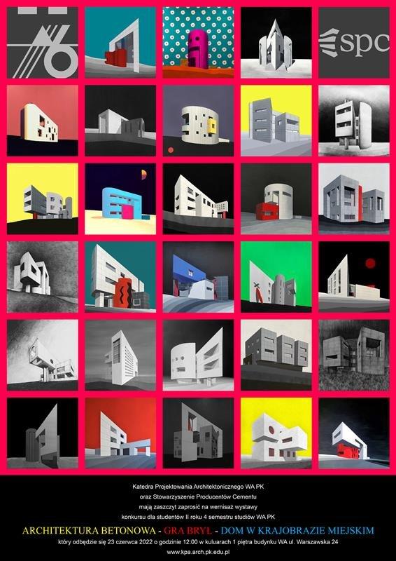 Zobacz zwycięskie prace w konkursie Architektura Betonowa – Gra Brył – Dom w Krajobrazie 2022