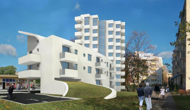 ARE Stiasny/Wacławek, architektura mieszkaniowa, realizacja architektoniczna, mieszkanie w Warszawie