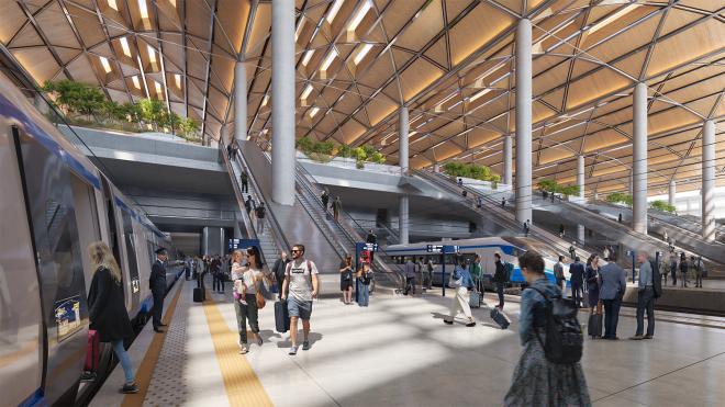 Centralny Port Komunikacyjny - projekt terminala