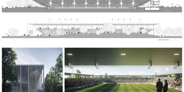 Stadion Polonii, I nagroda: JSK Architekci 