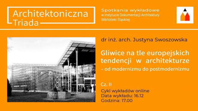 Wykład Gliwice na tle europejskich tendencji w architekturze