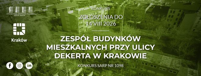 konkurs na koncepcję architektoniczną budynku mieszkalnego wielorodzinnego przy ul. Wielickiej w Krakowie