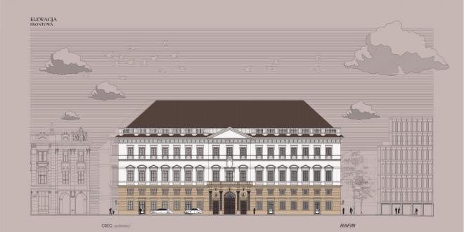 Projekt Pałacu Hatzfeldów