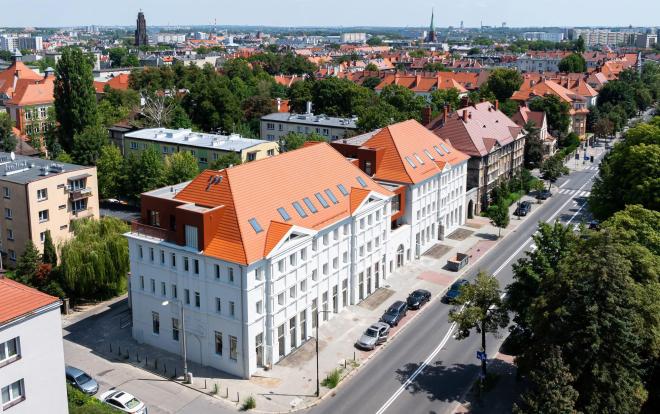 Przebudowa kamienic przy ulicy Kościuszki w Gliwicach