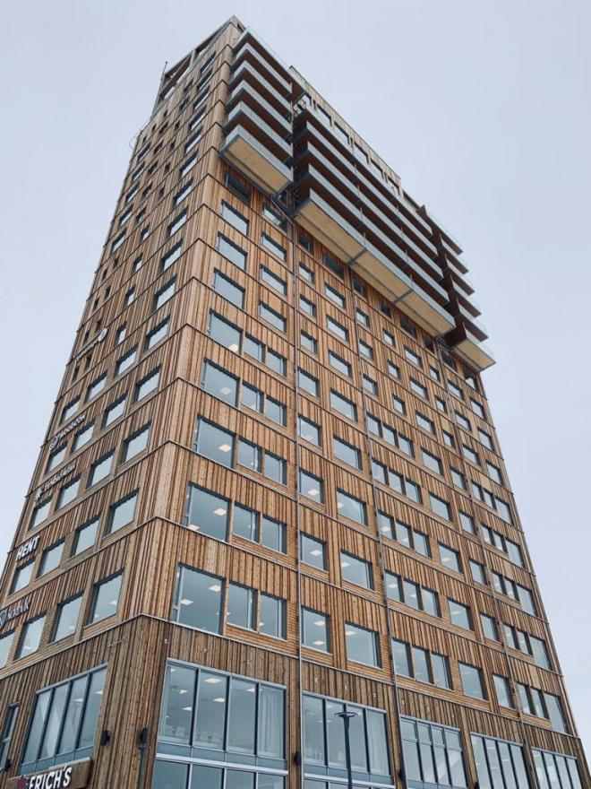 Voll Arkitekter, najwyższy drewniany wieżowiec