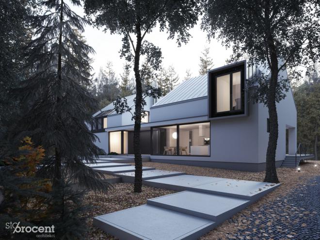 Projekt domu jednorodzinnego, Stoprocent Architekci