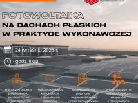 Fotowoltaika na dachach płaskich - szkolenie onlline i warsztaty