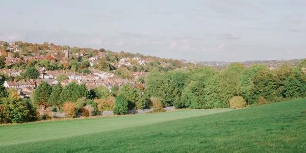Lion Green Road w Coulsdon