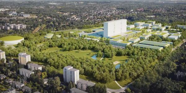 Zielony Kampus Centrum Kliniczno-Dydaktycznego Uniwersytetu Medycznego w Łodzi