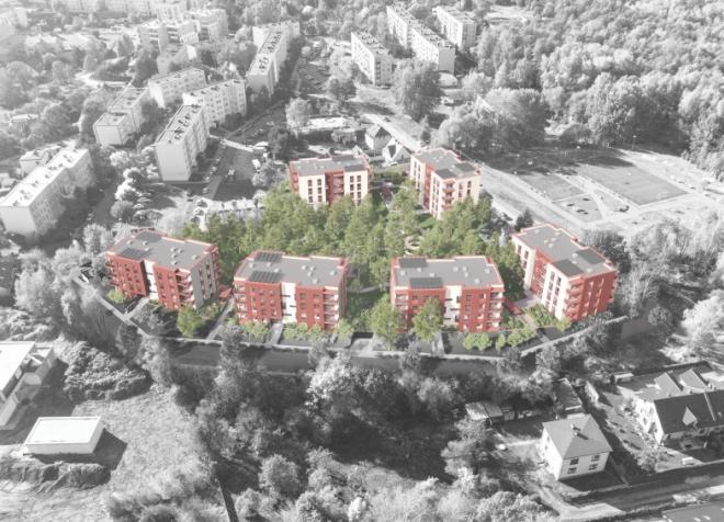 Wyniki konkursu architektonicznego TBS przy ulicy Piaskowej w Gliwicach